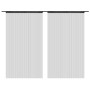 Cortinas de flecos 2 piezas 100x250 cm negras de vidaXL, Cortinas y visillos - Ref: Foro24-132400, Precio: 23,17 €, Descuento: %