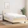 Box spring bed with cream fabric mattress 90x190 cm by , Beds and slatted bases - Ref: Foro24-3140022, Price: 327,11 €, Disco...