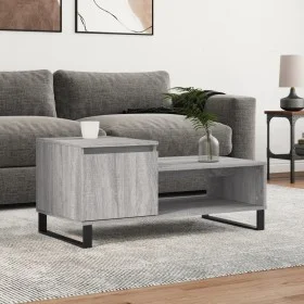 Sonoma-Couchtisch aus grauem Sperrholz, 100 x 50 x 45 cm von , Couchtisch - Ref: Foro24-830842, Preis: 68,74 €, Rabatt: %