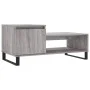 Sonoma gray plywood coffee table 100x50x45 cm by , Coffee table - Ref: Foro24-830842, Price: 68,74 €, Discount: %