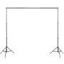 Kit de estudio con 5 telones de fondo de colores y 2 paraguas de vidaXL, Flashes e iluminaciones de estudio - Ref: Foro24-190...