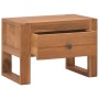 Mesita de noche madera maciza de teca 50x30x35 cm de , Mesitas de noche - Ref: Foro24-326123, Precio: 73,35 €, Descuento: %