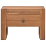 Mesita de noche madera maciza de teca 50x30x35 cm de , Mesitas de noche - Ref: Foro24-326123, Precio: 73,35 €, Descuento: %