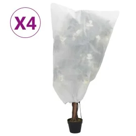 Cubierta para plantas con cordón 4 uds 70 g/m² 0,8x0,8m de , Accesorios de jardinería - Ref: Foro24-364863, Precio: 10,18 €, ...