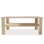Mesa de centro madera de ingeniería roble 100x59x42 cm de vidaXL, Mesas de centro - Ref: Foro24-244858, Precio: 66,19 €, Desc...