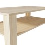 Mesa de centro madera de ingeniería roble 100x59x42 cm de vidaXL, Mesas de centro - Ref: Foro24-244858, Precio: 66,19 €, Desc...