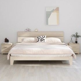 Mesitas noche 2 uds HAMAR pino macizo marrón miel 40x35x44,5 cm de vidaXL, Mesitas de noche - Ref: Foro24-340408, Precio: 80,...