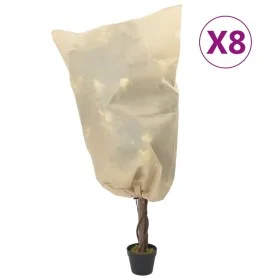 Cubiertas para plantas con cordón 8 uds 70 g/m² 0,8x0,8 m de , Accesorios de jardinería - Ref: Foro24-3203525, Precio: 17,48 ...