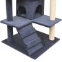 Rascador para gatos poste rascador de sisal 125 cm azul oscuro de vidaXL, Mobiliario para gatos - Ref: Foro24-170479, Precio:...
