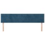 Cabeceros 2 unidades de terciopelo azul oscuro 100x5x78/88 cm de , Cabeceros y pies de cama - Ref: Foro24-346198, Precio: 54,...