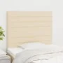 Kopfteile 2 Einheiten aus cremefarbenem Stoff 100x5x78/88 cm von , Kopf- und Fußteile - Ref: Foro24-3116467, Preis: 75,23 €, ...