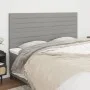 Headboards 4 units of light gray fabric 90x5x78/88 cm by , Headboards and footboards - Ref: Foro24-3116486, Price: 107,34 €, ...