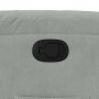 Sillón reclinable elevable terciopelo gris claro en Sillones | Comprar online en Foru.es