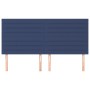 Cabeceros 4 unidades de tela azul 90x5x78/88 cm de , Cabeceros y pies de cama - Ref: Foro24-3116492, Precio: 114,65 €, Descue...