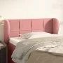 Kopfteil aus rosa Samt, 93 x 23 x 78/88 cm von , Kopf- und Fußteile - Ref: Foro24-3117185, Preis: 57,54 €, Rabatt: %