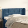 Cabecero de terciopelo azul oscuro 93x16x78/88 cm de , Cabeceros y pies de cama - Ref: Foro24-3118808, Precio: 57,75 €, Descu...