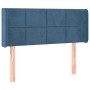 Cabecero de terciopelo azul oscuro 93x16x78/88 cm de , Cabeceros y pies de cama - Ref: Foro24-3118808, Precio: 57,75 €, Descu...
