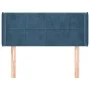 Dark blue velvet headboard 93x16x78/88 cm by , Headboards and footboards - Ref: Foro24-3118808, Price: 56,65 €, Discount: %