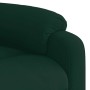 Sillón reclinable elevable terciopelo verde oscuro en Sillones | Comprar online en Foru.es