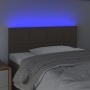 Cabecero con LED de tela gris taupe 90x5x78/88 cm de , Cabeceros y pies de cama - Ref: Foro24-3121598, Precio: 36,59 €, Descu...
