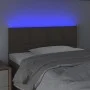 Taupe gray fabric headboard with LED 90x5x78/88 cm by , Headboards and footboards - Ref: Foro24-3121598, Price: 47,31 €, Disc...