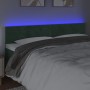 Cabecero con LED de terciopelo verde oscuro 200x5x78/88 cm de , Cabeceros y pies de cama - Ref: Foro24-3121821, Precio: 76,90...