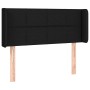 Cabecero con LED de tela negro 83x16x78/88 cm de , Cabeceros y pies de cama - Ref: Foro24-3123212, Precio: 46,29 €, Descuento: %