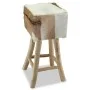 Küchenhocker aus echtem Leder und massivem Teakholz von vidaXL, Küchenhocker - Ref: Foro24-244543, Preis: 125,09 €, Rabatt: %