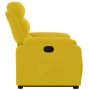 Sillón reclinable elevable terciopelo amarillo en Sillones | Comprar online en Foru.es