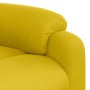 Sillón reclinable elevable terciopelo amarillo en Sillones | Comprar online en Foru.es