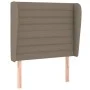 Box spring bed with taupe gray fabric mattress 90x200 cm by , Beds and slatted bases - Ref: Foro24-3128017, Price: 372,60 €, ...
