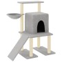 Rascador para gatos con postes de sisal gris claro 96,5 cm en Mobiliario para gatos | Comprar online en Foru.es