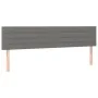 Box spring bed with dark gray fabric mattress 200x200 cm by , Beds and slatted bases - Ref: Foro24-3129818, Price: 594,78 €, ...