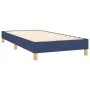 Box spring bed with blue fabric mattress 90x200 cm by , Beds and slatted bases - Ref: Foro24-3130247, Price: 297,21 €, Discou...