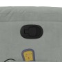 Sillón reclinable de masaje elevable terciopelo gris claro en Sillones | Comprar online en Foru.es