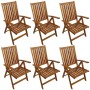 Set de comedor de jardín 7 piezas madera maciza de acacia de vidaXL, Conjuntos de jardín - Ref: Foro24-42611, Precio: 563,94 ...