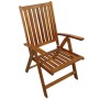 Set de comedor de jardín 7 piezas madera maciza de acacia de vidaXL, Conjuntos de jardín - Ref: Foro24-42611, Precio: 563,94 ...