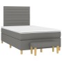 Cama box spring con colchón tela gris oscuro 120x200 cm de , Camas y somieres - Ref: Foro24-3137222, Precio: 424,99 €, Descue...
