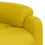 Sillón reclinable de masaje elevable terciopelo amarillo en Sillones | Comprar online en Foru.es