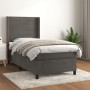 Cama box spring con colchón terciopelo gris oscuro 100x200 cm de , Camas y somieres - Ref: Foro24-3132724, Precio: 342,54 €, ...