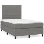 Cama box spring con colchón tela gris oscuro 120x200 cm de , Camas y somieres - Ref: Foro24-3141842, Precio: 435,04 €, Descue...