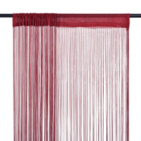 Cortinas de flecos 2 piezas 100x250 cm burdeos de vidaXL, Cortinas y visillos - Ref: Foro24-132408, Precio: 18,40 €, Descuent...