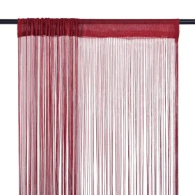 Fringe curtains 2 pieces 100x250 cm burgundy by vidaXL, Curtains and curtains - Ref: Foro24-132408, Price: 15,95 €, Discount: %