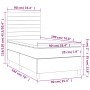 Cama box spring con colchón terciopelo verde oscuro 90x190 cm de , Camas y somieres - Ref: Foro24-3143058, Precio: 316,44 €, ...