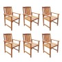 Set de comedor de jardín 7 piezas madera maciza de acacia de vidaXL, Conjuntos de jardín - Ref: Foro24-42623, Precio: 594,78 ...