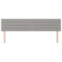 Cabeceros 2 unidades de tela gris claro 90x5x78/88 cm de , Cabeceros y pies de cama - Ref: Foro24-346172, Precio: 58,90 €, De...