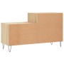 Mueble zapatero madera contrachapada roble Sonoma 102x36x60 cm de , Zapateros y organizadores de calzado - Ref: Foro24-831391...