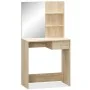 Tocador de madera de ingeniería roble 75x40x141 cm de vidaXL, Tocadores para dormitorios - Ref: Foro24-244862, Precio: 114,31...