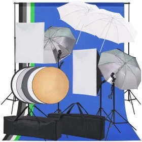 Kit de iluminación de estudio de fotografía de vidaXL, Flashes e iluminaciones de estudio - Ref: Foro24-190208, Precio: 231,7...