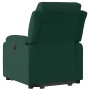 Sillón eléctrico reclinable elevable de terciopelo verde oscuro en Sillones | Comprar online en Foru.es